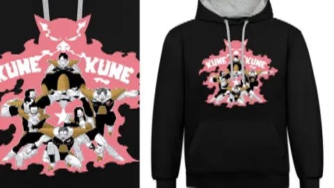 Hoodie KuneKune Noir